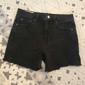 Gap black denim shorts